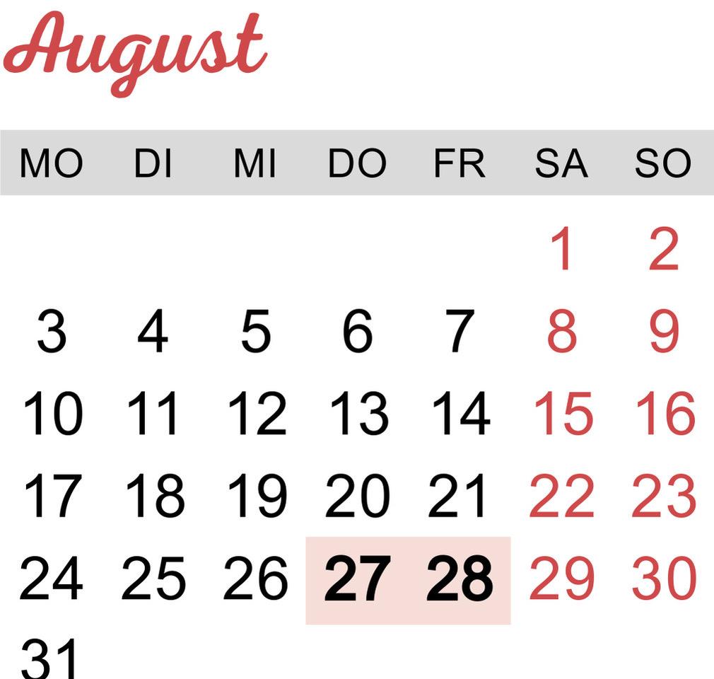 Radykölla Öffnungszeiten August 2026